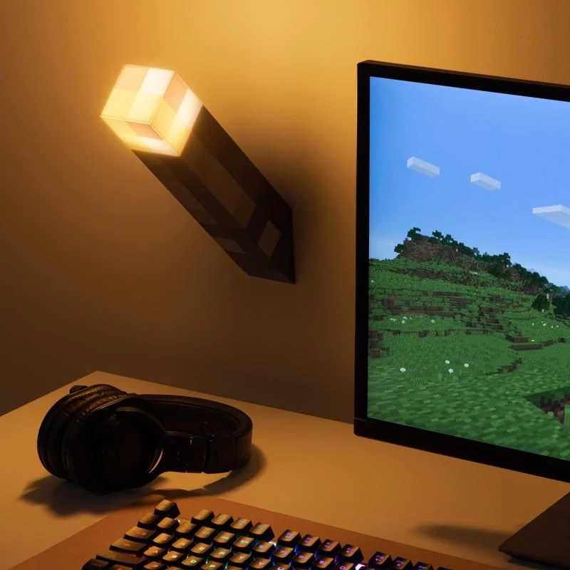Lauavalgusti Paladone Torch Light PP9202MCFV3 Minecraft disain patareitoitega