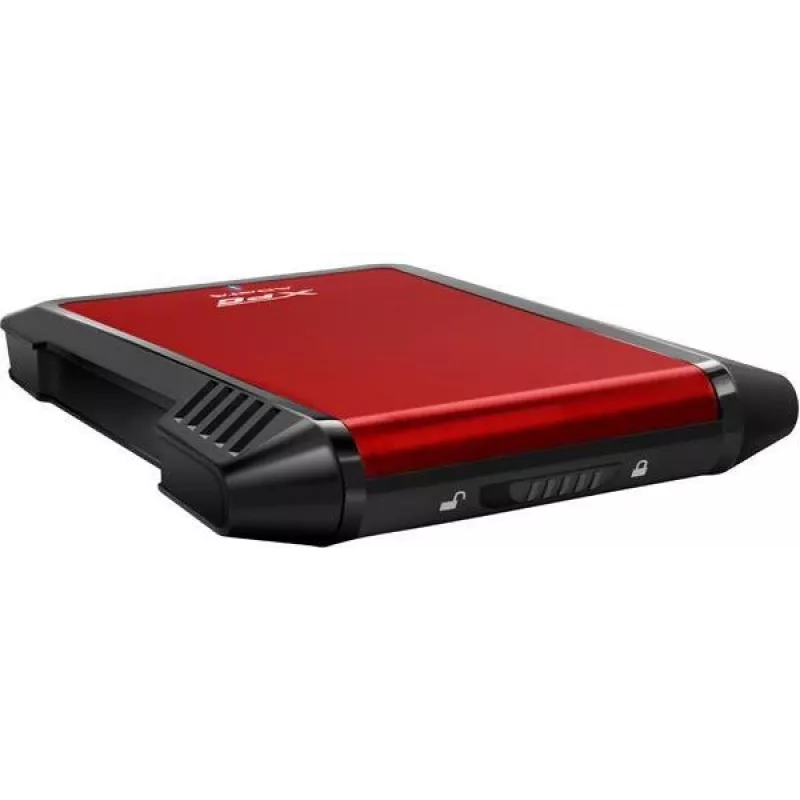 ADATA EX500 HDD/SSD korpus Must, Punane 2,5 tolline