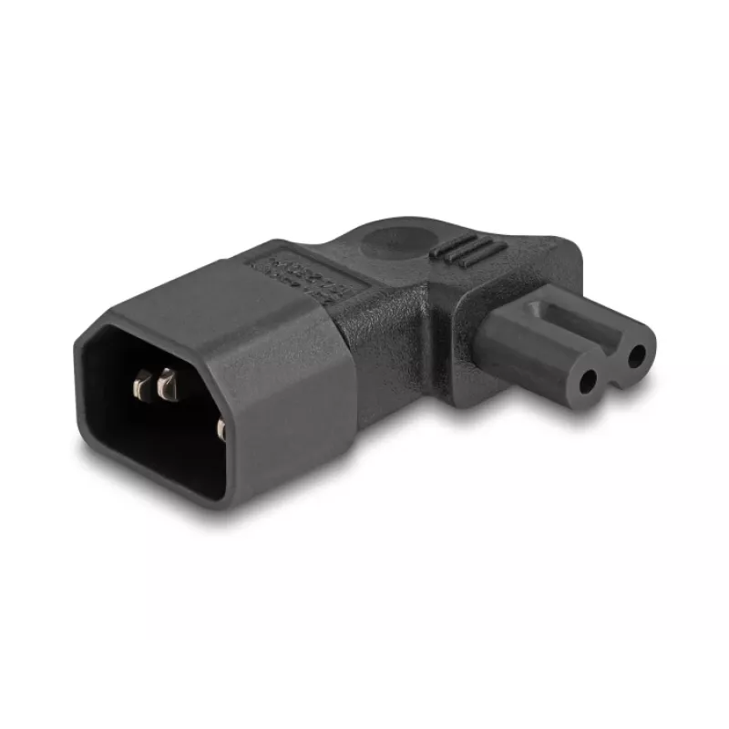 Toiteadapter DeLOCK 80473 C14 to C7 2,5A 90° Must