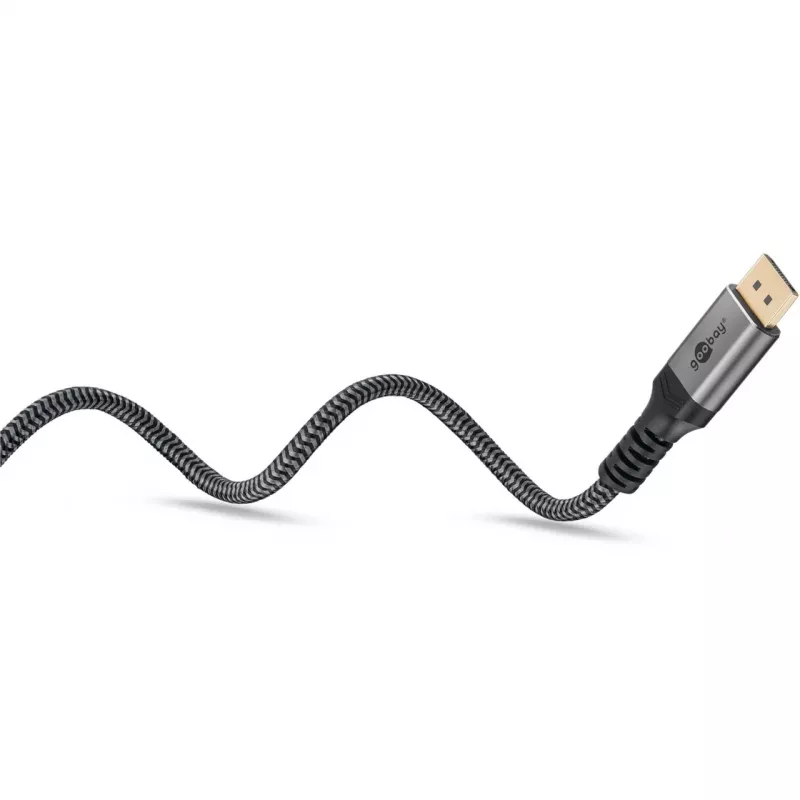 Goobay 65267 DisplayPort-kaabel 5 m Must - Hõbedane (65267)