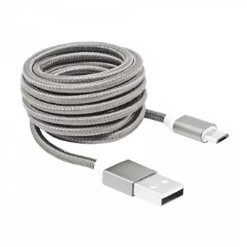 Sbox USB->Micro USB M/M 1,5 m USB-10315W valge