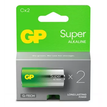 Leelispatareid LR14 /C GP Super 2 tk.