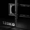 Seinale kinnitatav TV/kuvarikinnitus MACLEAN MC-750N, max VESA 900x600, koormus 120 kg, valge, toetab 60–120 tolli