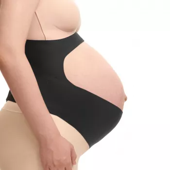 Momcozy raseduskõhu tugivöö, must, L