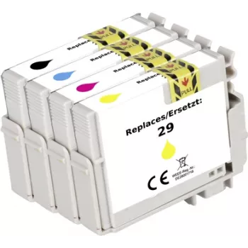 Renkforce tindi komplekt ühildub Epson T2986 (C13T298640) Must, Tsüaan, magenta, Kollane RF-5705460 (RF-5705460)