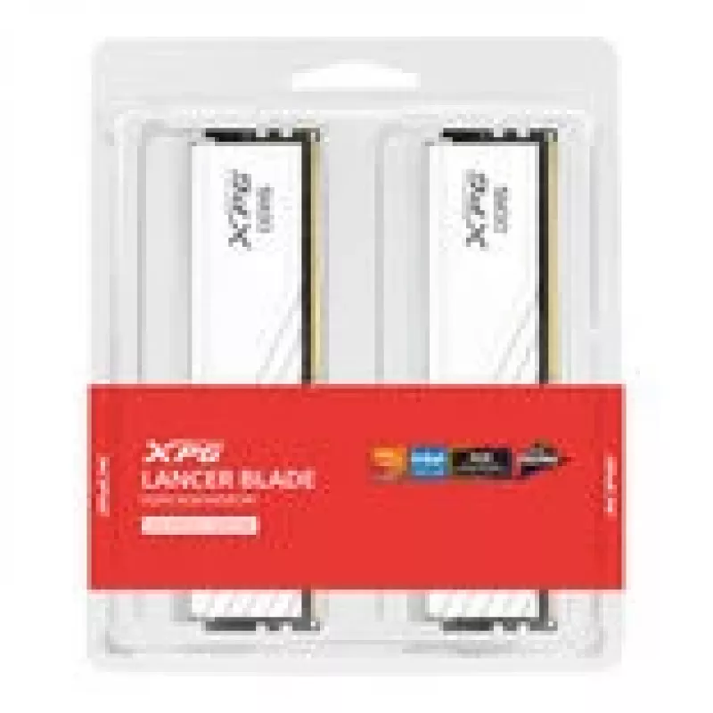 Lauaarvuti DDR5 RAM ADATA XPG Lancer Blade 48GB (2×24GB) 6000 MT/s CL36 RGB valge