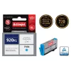 Tindikassett ActiveJet AH-920CCX ühildatav HP 920XL tsüaan jaoks, 12 ml, kõrge (XL) tootlus, taastatud premium