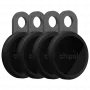 Chipolo LOOP 4er-pakk taaslaetav Bluetooth-jälgija süsi Apple Find My ühilduv