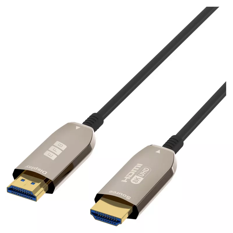 EFB Elektronik HDMI Fiiberoptiline kaabel AOC Active - digitaalne/kuva/video - 20 m (HDMI-21-00007)
