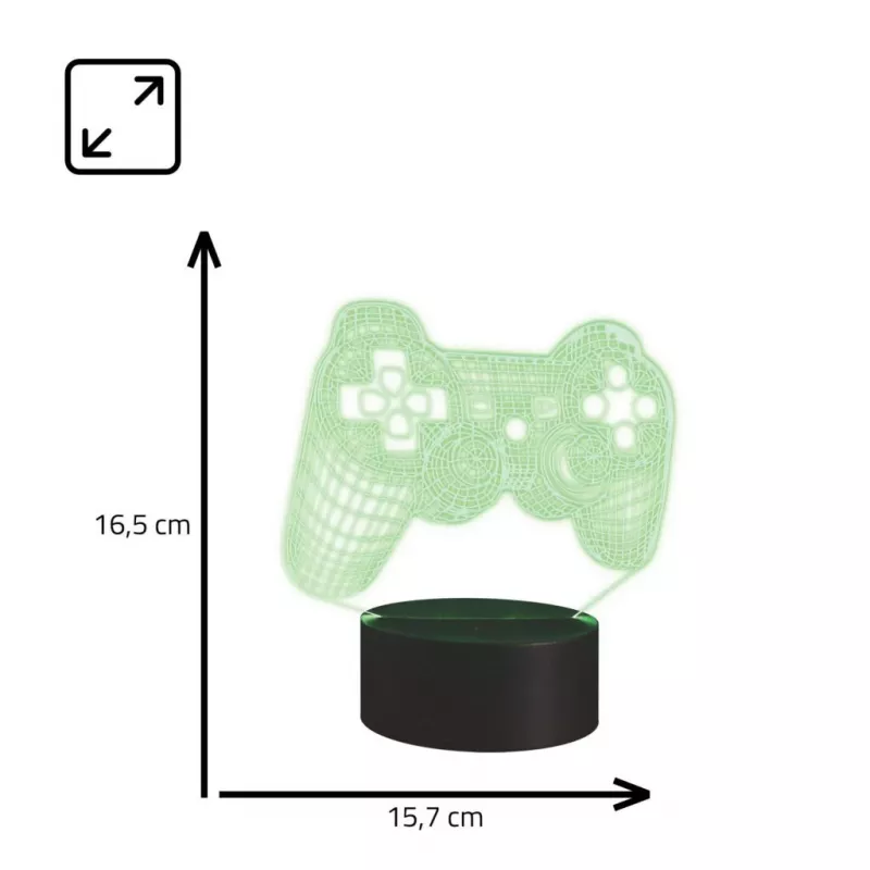 Lauavalgusti MANTA SNL57RGB RGB 3D valguskaunistus, RGB LED, dekoratiivne 3D efekt