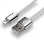 everActive kaabel USB 1m - Valge, silikoon, kiirlaadimine, 2,4A - CBS-1MW