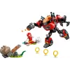 LEGO ehituskomplekt Sonic the Hedgehog 77005 Knuckles vs Dr Eggman Egg Crusher Mech, 350 tk, vanusele 8+