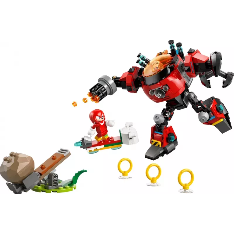 LEGO ehituskomplekt Sonic the Hedgehog 77005 Knuckles vs Dr Eggman Egg Crusher Mech, 350 tk, vanusele 8+