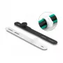 Taaskasutatav kaabliside DeLOCK Soft Tie 10 tk must valge