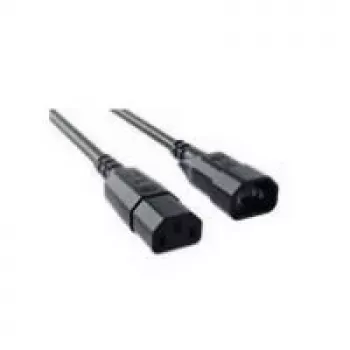 Toitekaabel Bachmann 356.119 Must 0,5 m C14 C13
