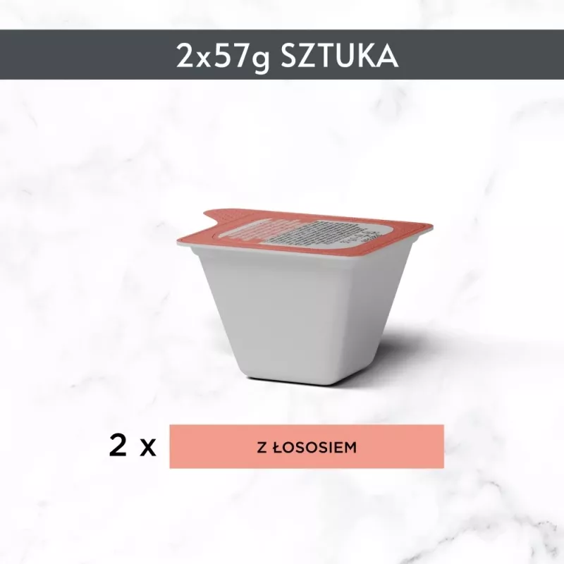 Märg kassitoit Purina Nestlé Gourmet Revelations tükid tarretises lõhega 2x57 g, täiskasvanud, täisväärtuslik sööt
