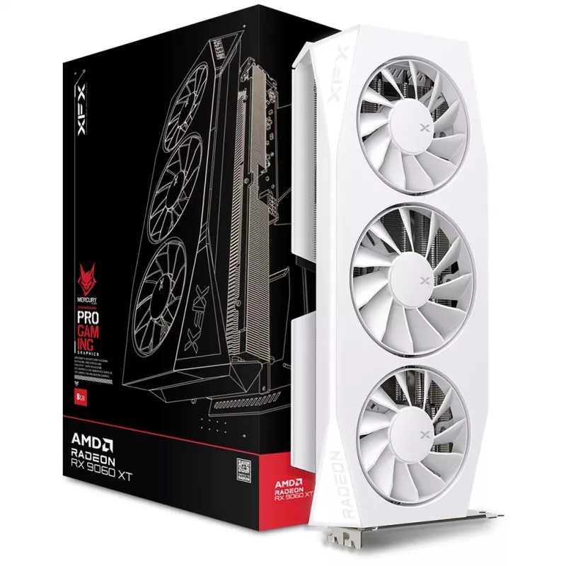 XFX Mercury Radeon RX 9060 XT OC Gaming Edition 16GB GDDR6 graafikakaart