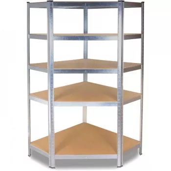 Aiatööriistade hoiuriiul top e shop Riiul GC9030 — Tsingitud teras & MDF, 900x300x1800 mm, eraldiseisev/seinale kinnitatav, 875 kg kandevõime
