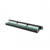 Patch-paneel LANBERG PPU5-1048-B 1U, 48 porti Cat5e, must, 445×102×44,5 mm