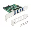 Liidesekaart DeLOCK 89360 Sisemine USB 3.2 Gen 1