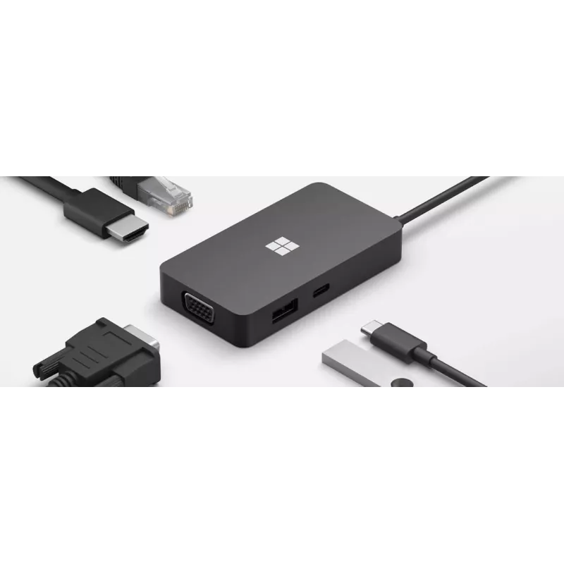 Sülearvuti dokk Microsoft 1E4-00002 Must