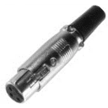 Juhtmepistik e p CKU 2 — 2-kontaktiline XLR, hall, pakis 2 tk