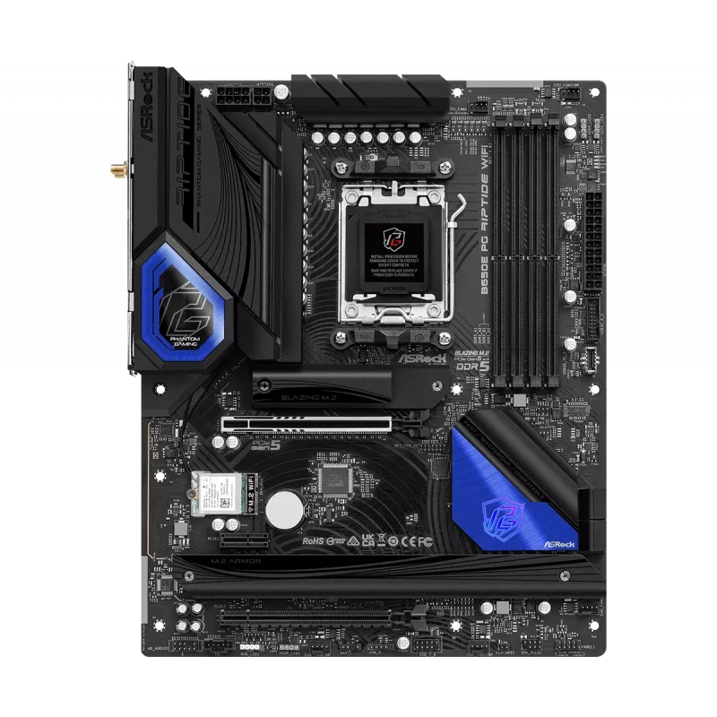 ASRock B650E PG Riptide WiFi ATX AM5 emaplaat