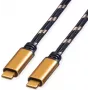 ROLINE GOLD USB4 Gen3x2 40Gbit/s kaabel C-C ST/ST 100W 2m - Kaabel - Digitaalne/Andmeside (11.02.9039)