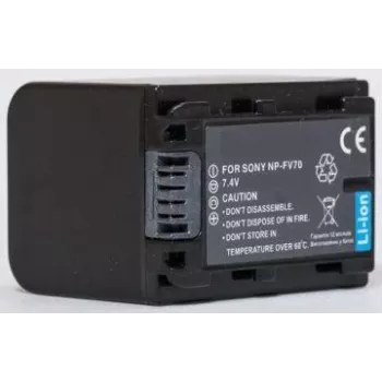 Aku extra digital NP-FV70 7,2 V 2000 mAh ühilduvatele kaameratele ja seadmetele