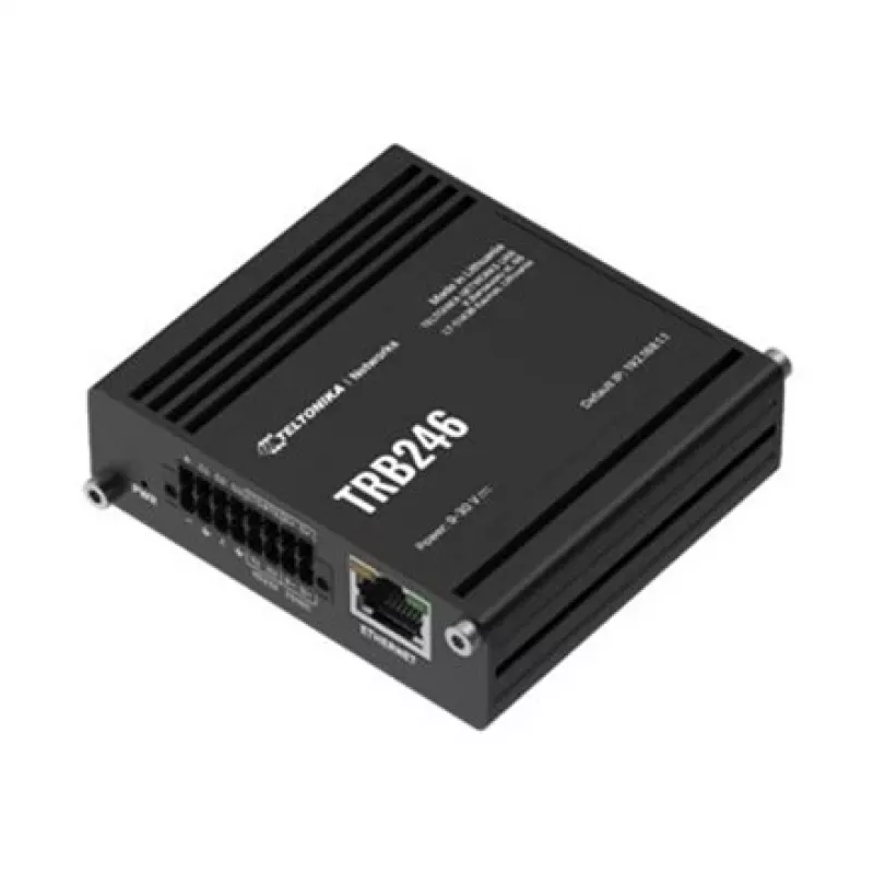 Teltonika tööstusruuter, IoT LTE lüüs TRB246 Cat 4, 1x RJ45 100Mb/s, IP30