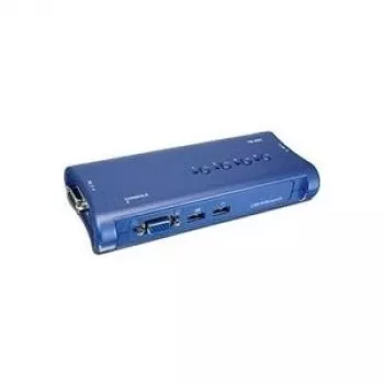 TRENDnet TK 407K - KVM-lüliti - USB - 4 x KVM-porti - 1 kohalik kasutaja - lauaarvuti (TK-407K)