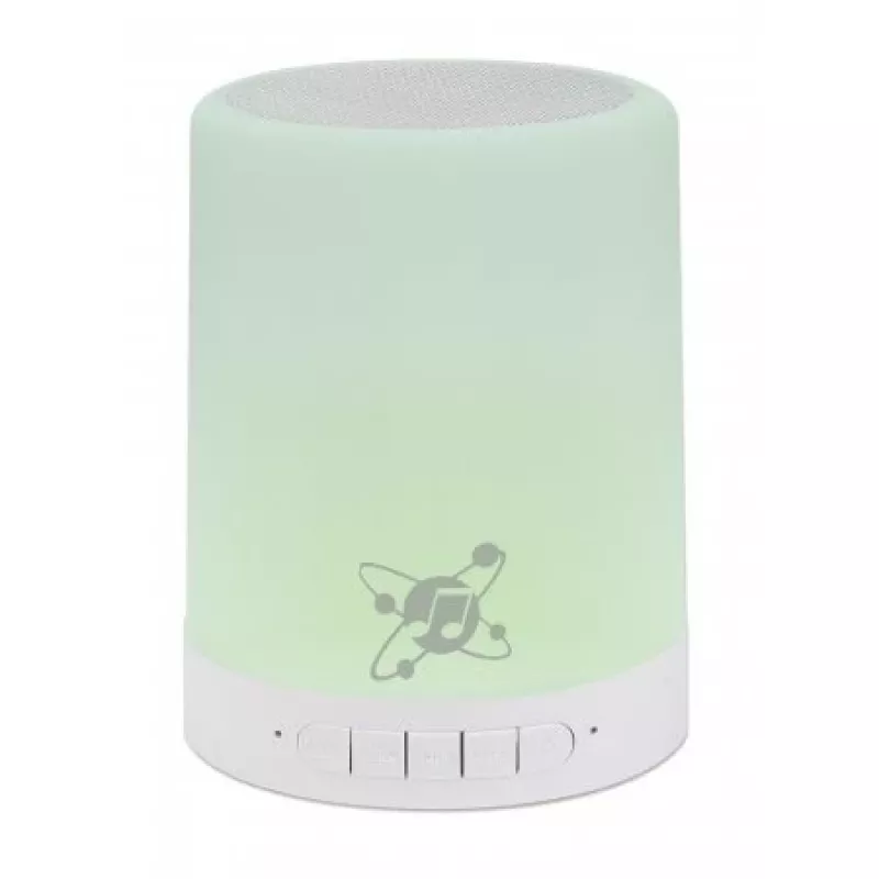 Manhattan Sound Science Bluetooth-kõlar, 5-tunnine taasesitusaeg, ulatus 10 m, microSD-kaardilugeja (32 GB), 3,5 mm abisisend, väljundvõimsus 3 W, USB-A laadimiskaabel kaasas, 1200 mAh aku, Bluetooth v5, sisseehitatud riputusaas, valge, 3-aastane garantii