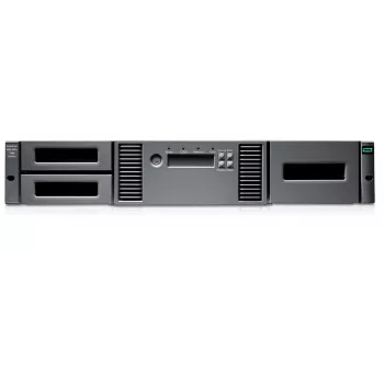 Salvestusseadme automaatlaadur ja teek HPE MSL2024 1x LTO-8 SAS-seade 15x 30 TB kassetid