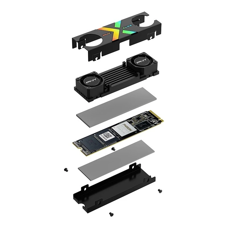 SSD-draiv PNY 1TB M.2 PCI Express 4.0 NVMe M280CS3150XHS-1TB-RB