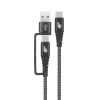 USB A kuni C kaabel TB AKTBXKUCTOA120B 1,2 m, must