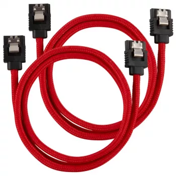 SATA-kaabel Corsair CC-8900254 0,6 m Must Punane