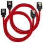 SATA-kaabel Corsair CC-8900254 0,6 m Must Punane