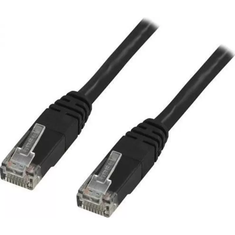 Võrgukaabel Deltaco TP-67S 7m Cat6 U/UTP Must