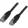 Võrgukaabel Deltaco TP-67S 7m Cat6 U/UTP Must