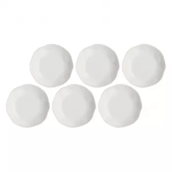 Sügavate taldrikute komplekt LA PORCELLANA BIANCA La Porcel 21 cm, 6 tk, valge
