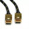 ROLINE 11.04.5921 DisplayPort-kaabel 2 m Must - Kuldne (11.04.5921)