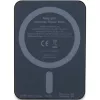 Ferrari Võimsusbank FEPB5MNCAK 15W 5000mAh Must/Must Metal Logo MagSafe