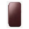 Mobiiltelefoni ümbris Nomad Modern Leather Folio Apple iPhone 17 Pro jaoks, 6,3 tolli (16 cm), nahk, burgundia