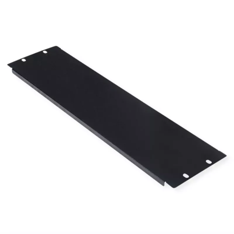 Tühipaneel ROLINE 19-tolline 3U must teras 480mm