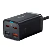 Laadija Baseus GaN3 Pro mobiiltelefon tahvelarvuti must vahelduvvool sisetingimustes 15 V 3 A