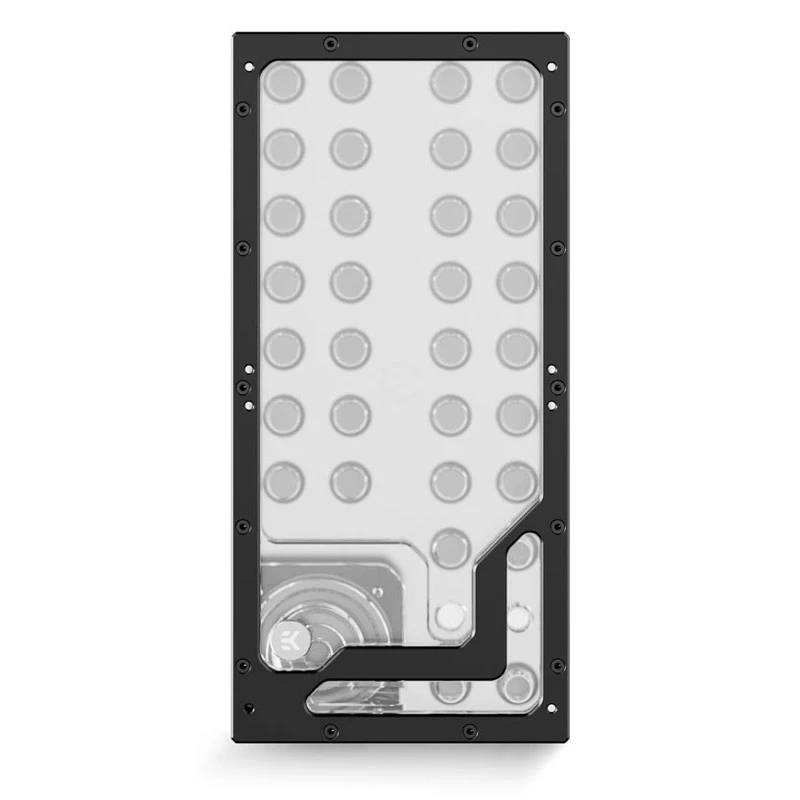 Pumba jaotusplaat EK Water Blocks EK-QuantumX Loophole D5 PWM must pleksiklaas
