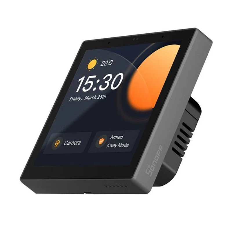 Seinale paigaldatav nutikas juhtpaneel Sonoff NSPanel Pro — Wi‑Fi, Bluetooth, ZigBee tugi, mudel NSPanel86PB