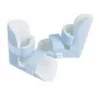 Kannakaitse TIMAGO SVP 2413, veluur, üks suurus, takjakinnitus, valge, 2 tk pakendis