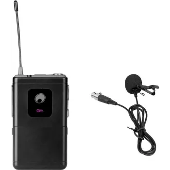 Lavalier-mikrofon Omnitronic UHF-E seeria 531,9 MHz — juhtmega lavalier UHF-juhtmeta süsteemidele