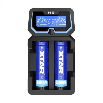 XTAR X2 akulaadija Li-ioon 18650-le